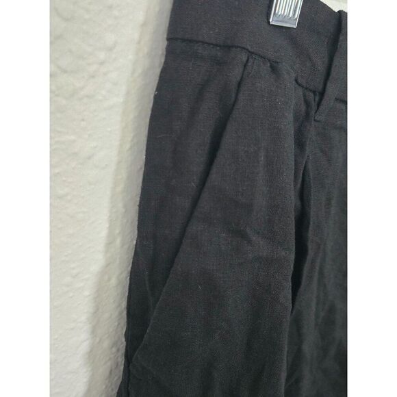 NWT Gap Linen Blend Pleated  Shorts Womens Sz Large Petite - Picture 6 of 8